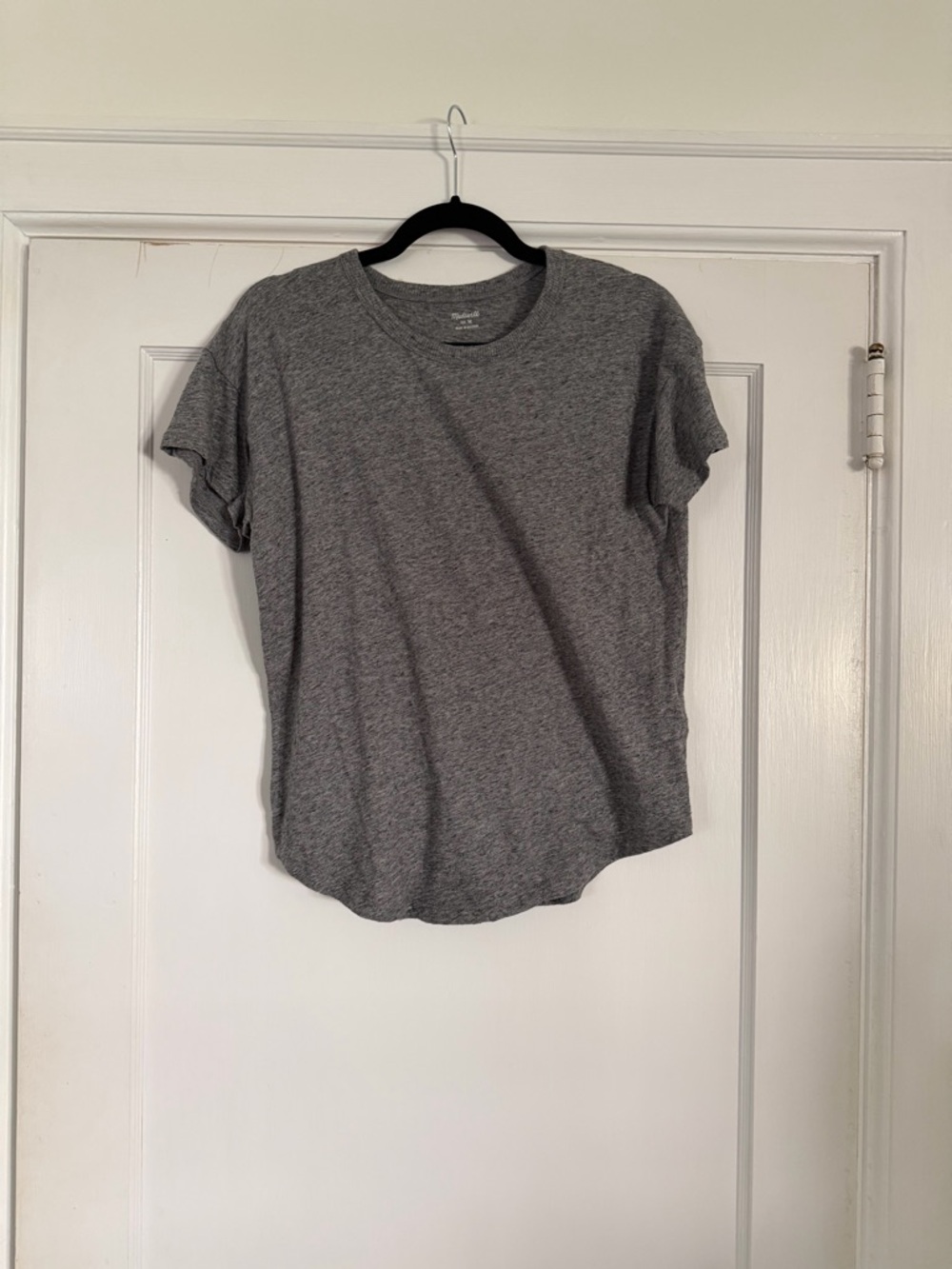 Madewell Heather Gray Short Sleeve Crew Tee